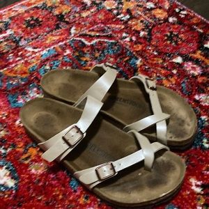 Women’s pearl Birkenstocks